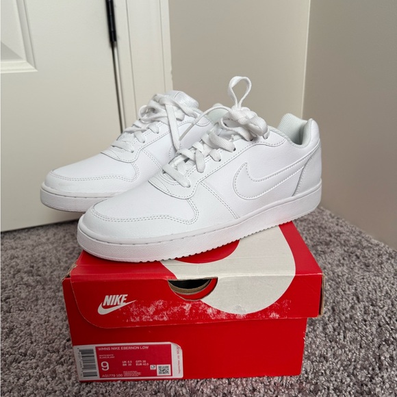 nike ebernon low white womens